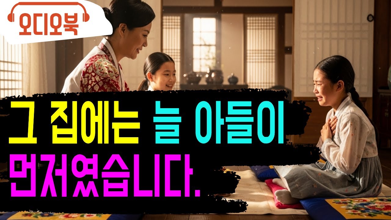 그 집에는 늘 아들이 먼저였습니다. ㅣ시니어사연ㅣ오디오북ㅣ사연드라마