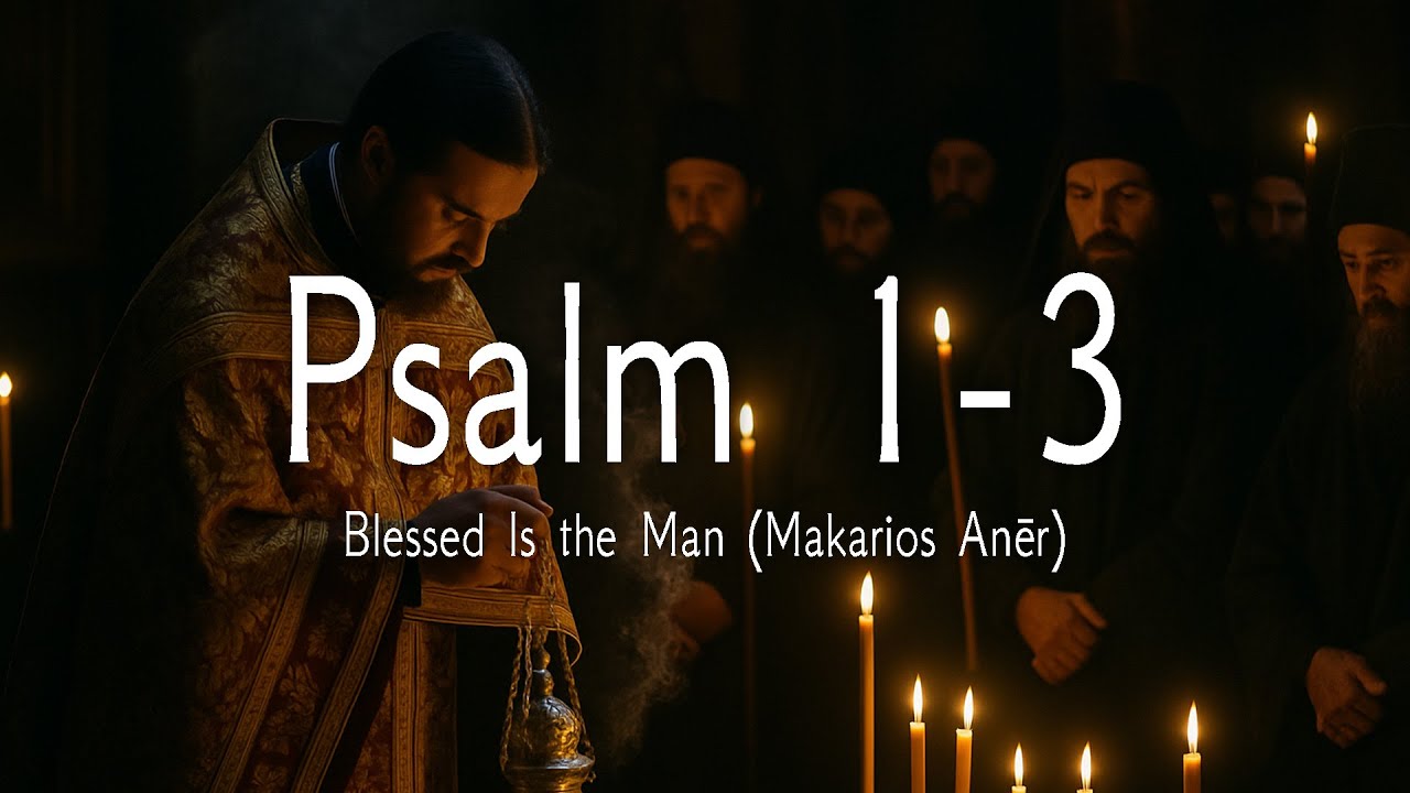 Псалмы 1–3 – Блажен муж (Makarios Anēr) | Православное византийское пение