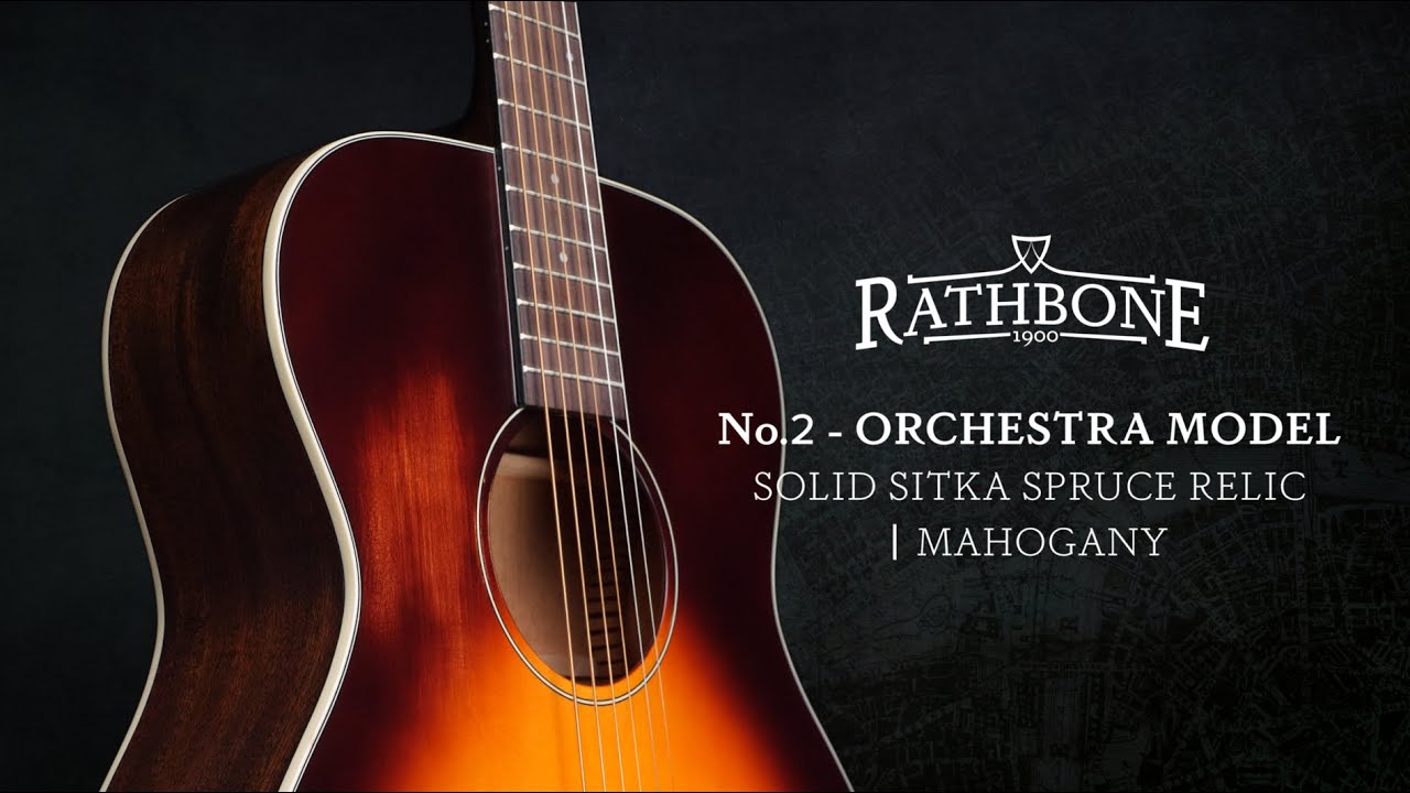Rathbone No.2 | Orchestra Model | Solid Sitka Spruce Relic & Mahogany | R2VSM