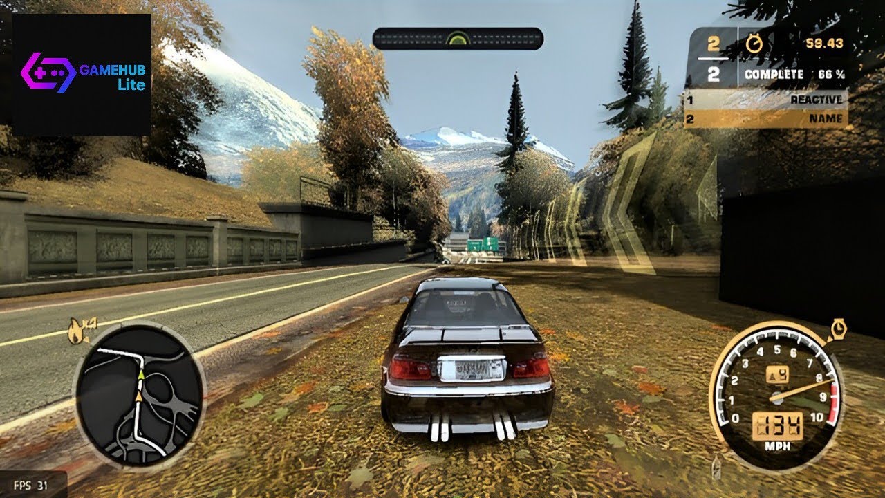Nedd For Speed Most Wanted 2005 Gamehub Lite Antutu 5.1.3 Test
