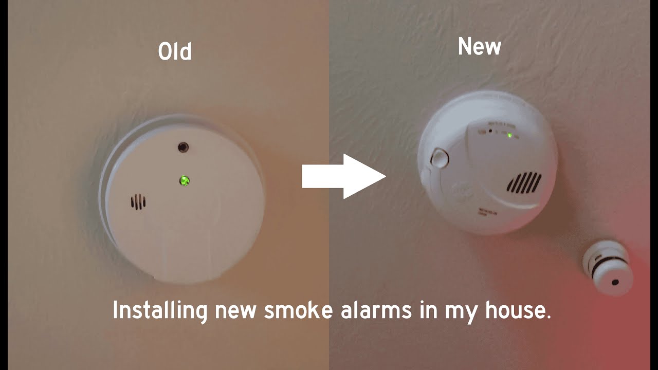 Installing and testing new smoke alarms