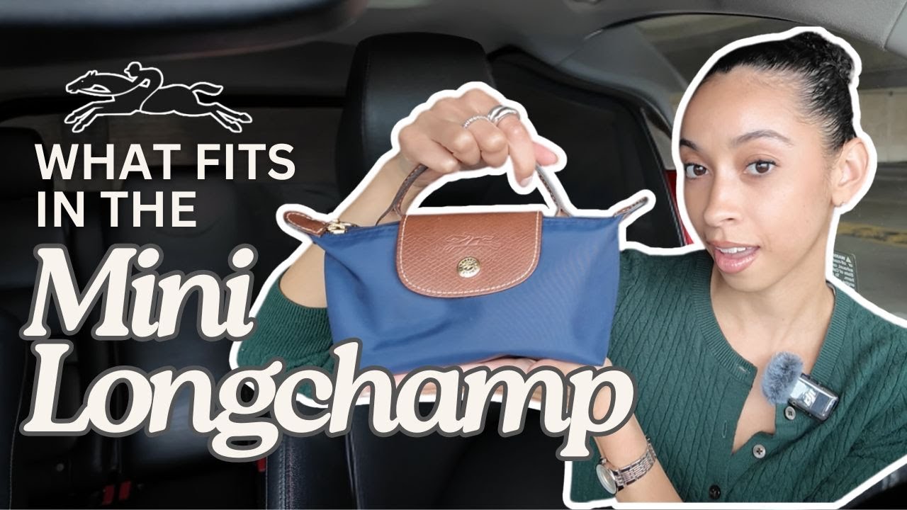 Что помещается в мини-косметичку Longchamp Le Pliage | Обзор повседневных принадлежностей