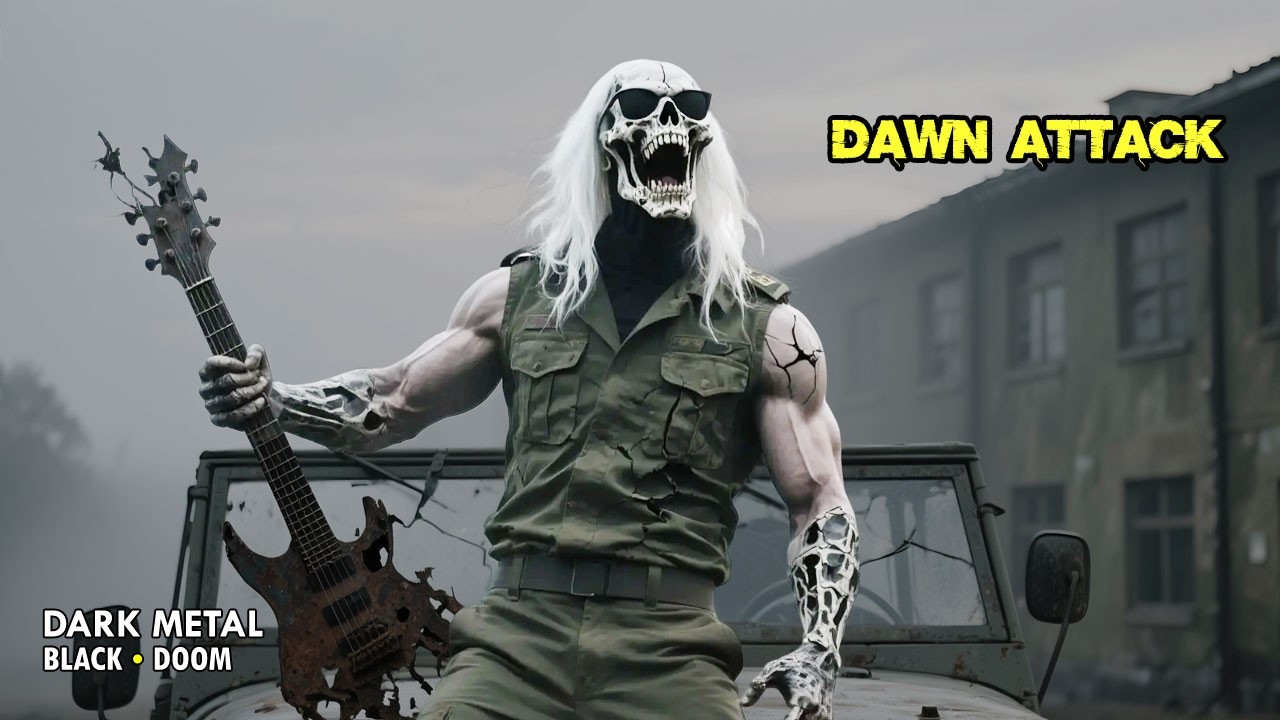 Dawn Attack – Brutal Grooves & Hostile Drums | Black Metal Instrumental Mix