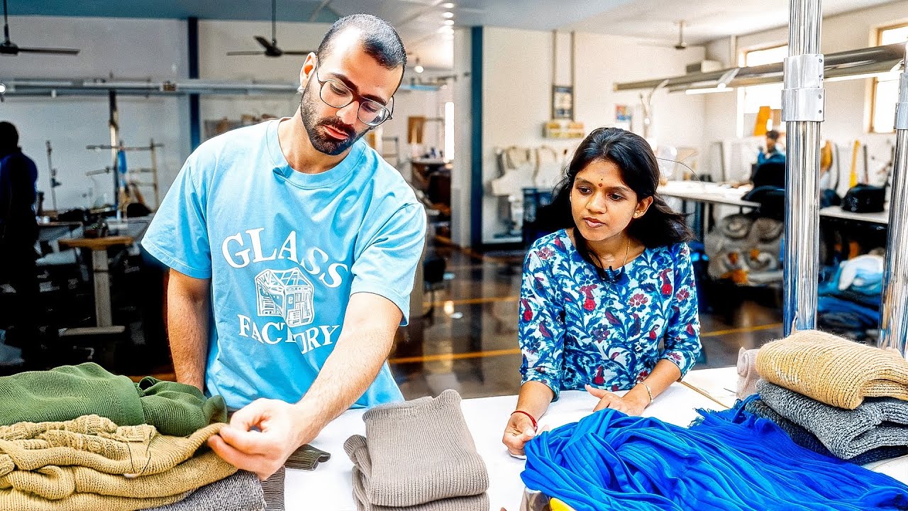 Inside a Sweater Factory in India