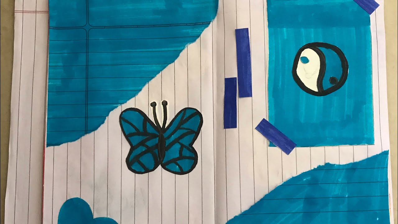Blue journaling | Journaling Tale | Plan It With Shrushti