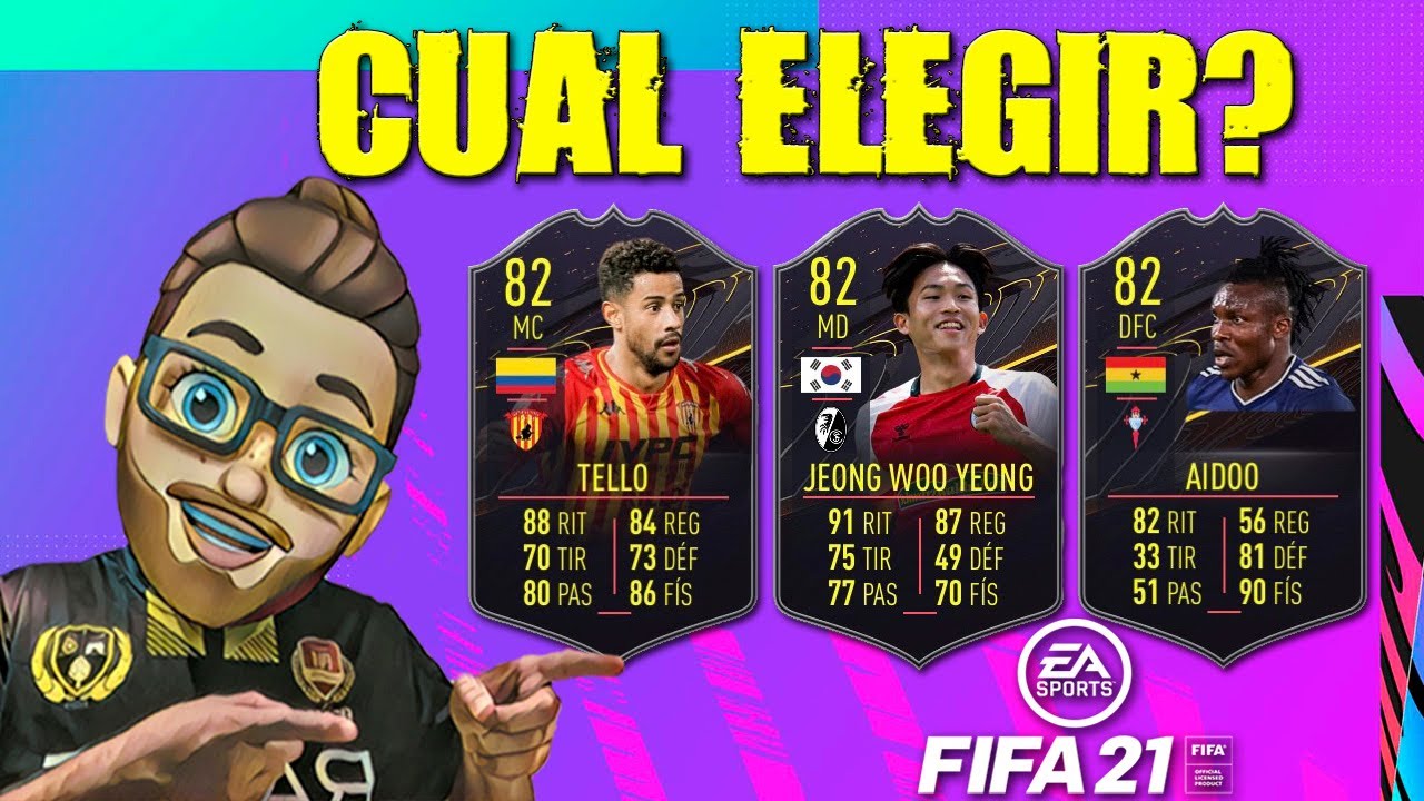 &iquest;CUAL ELEGIR? TELLO, JEONG WOO YEONG, AIDOO - FIFA 21