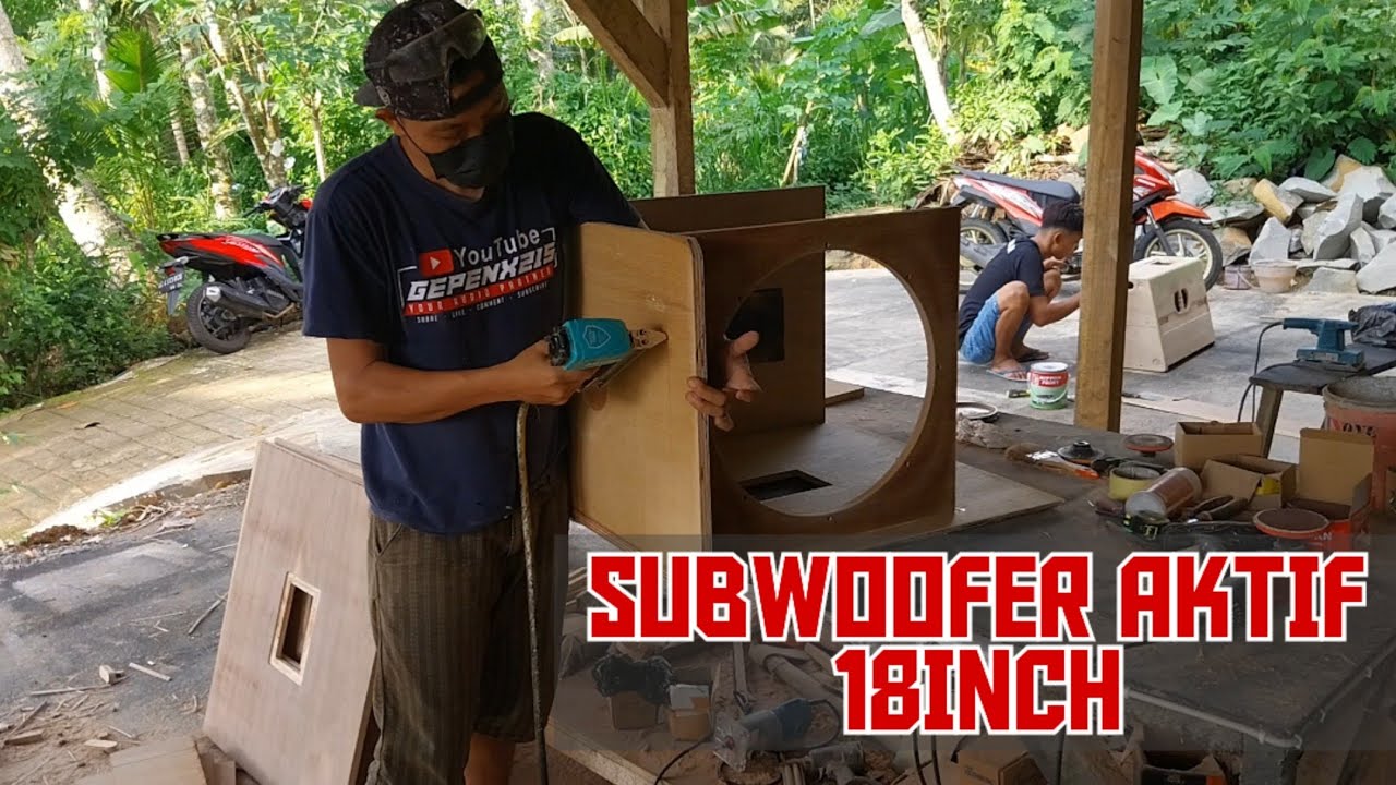 Making 18inch Aktif Subwoofer