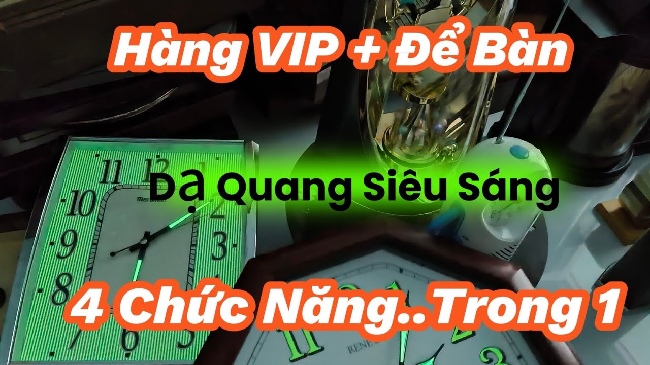 Dạ Quang.. Hàng VIP..4 Chức Năng..Trong 1.. Gỗ Đẹp (60)