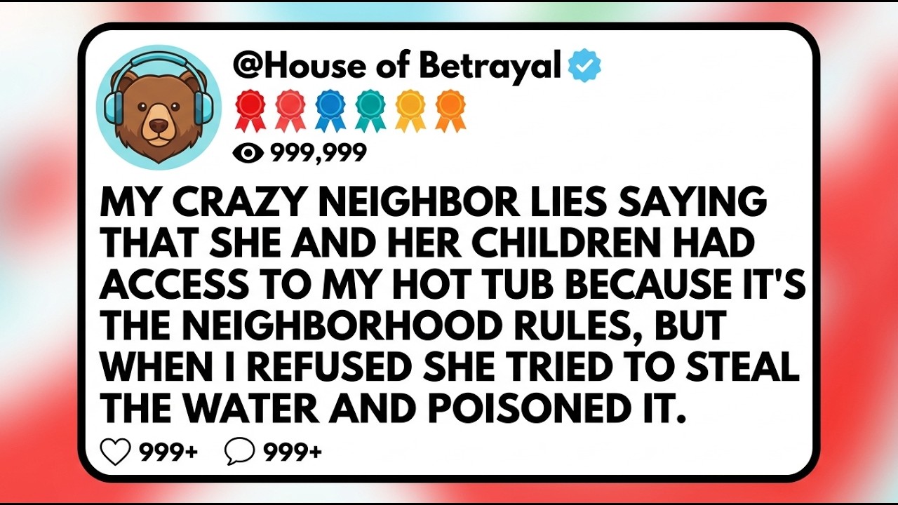 Entitled Neighbor Claims My Jacuzzi Is 