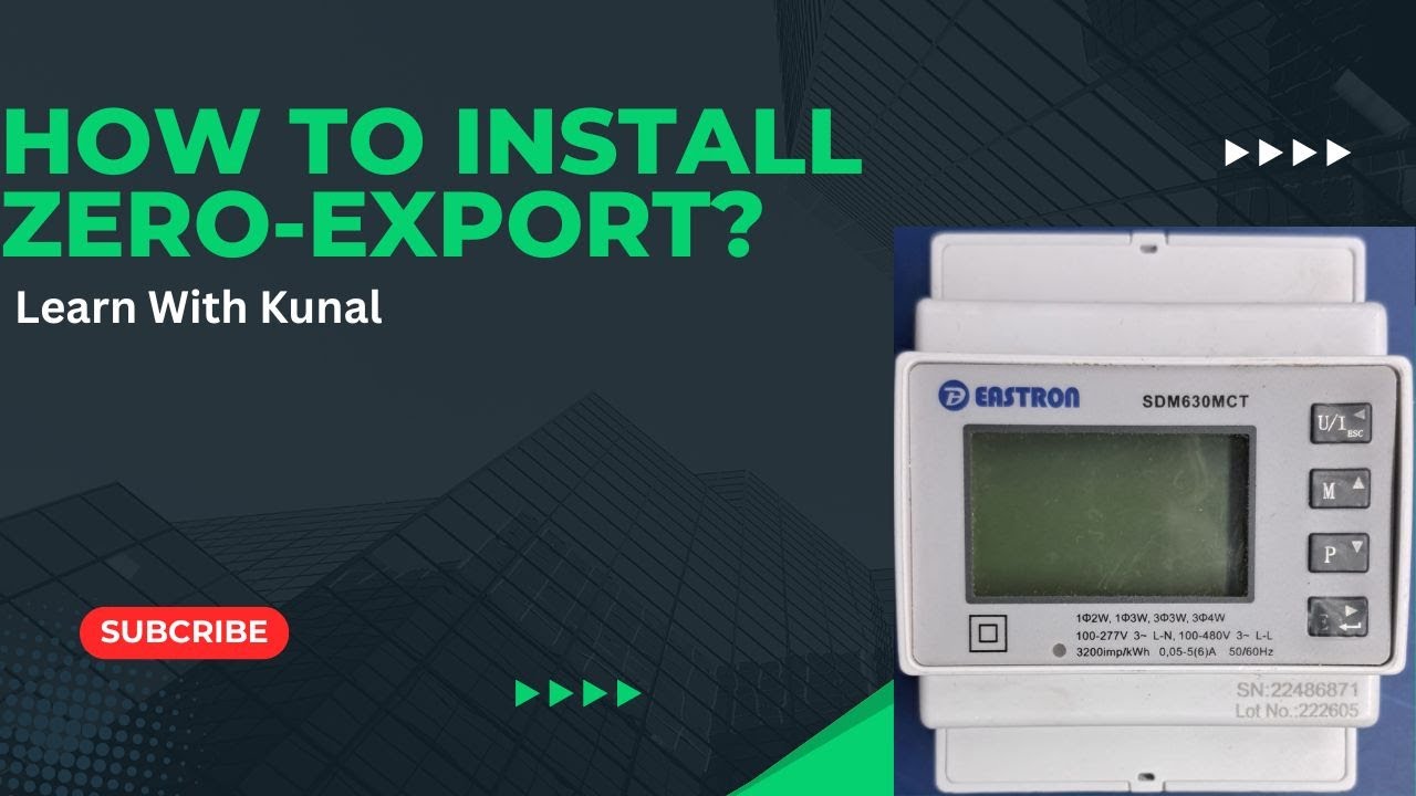 How to install Zero-Export Device (ZD MODBUS MCT) on your 3-Phase solar inverter?