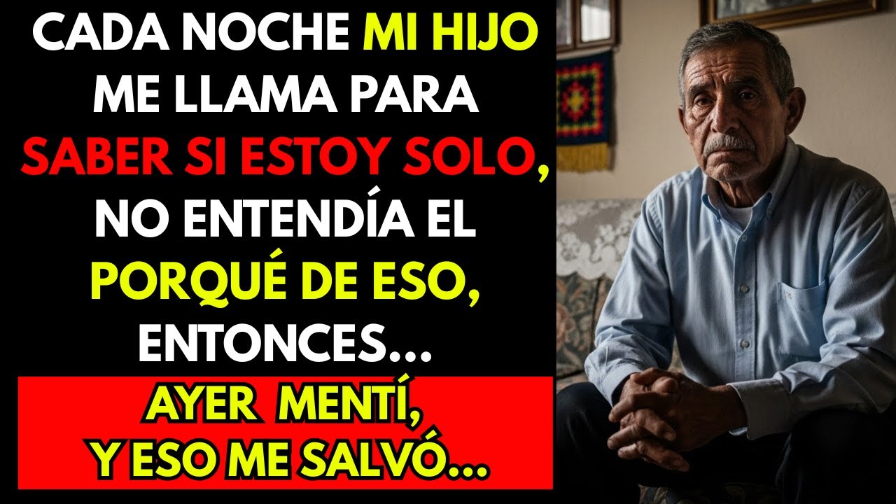 HISTORIA REAL: Cada Noche Mi Hijo Me Llama Para Saber Si Estoy Solo — Ayer Mentí, Y Eso Me Salvó
