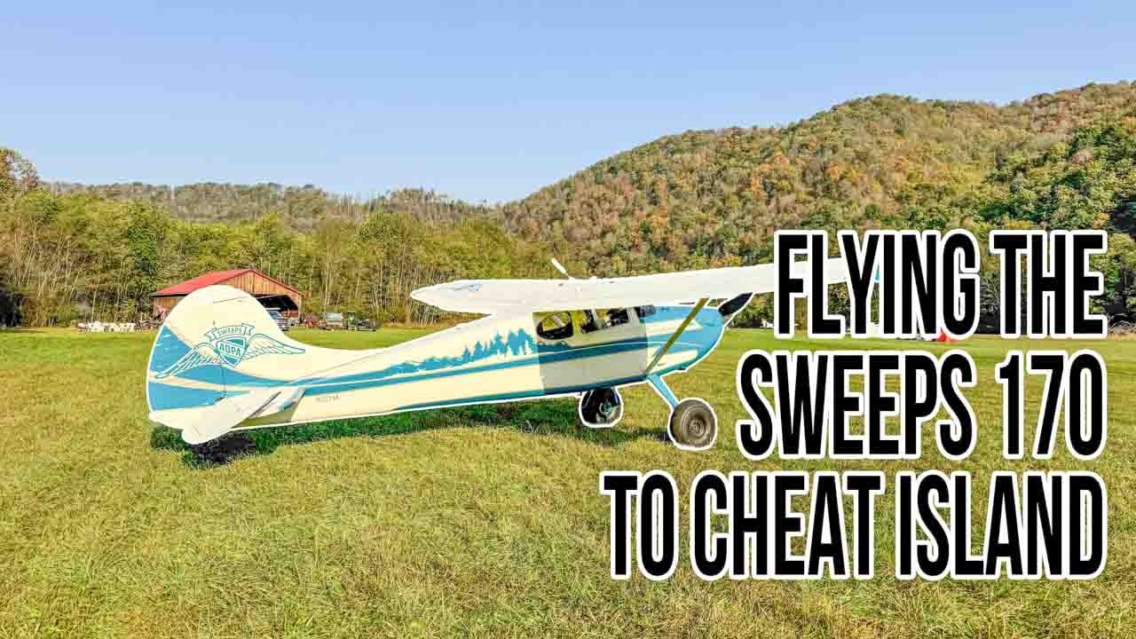Полет на самолете AOPA Sweeps 170 до Чит-Ривер