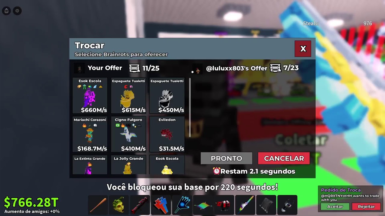 Pvp acima de 100 e trade acima de acima 100mi ou raridades nick todca232