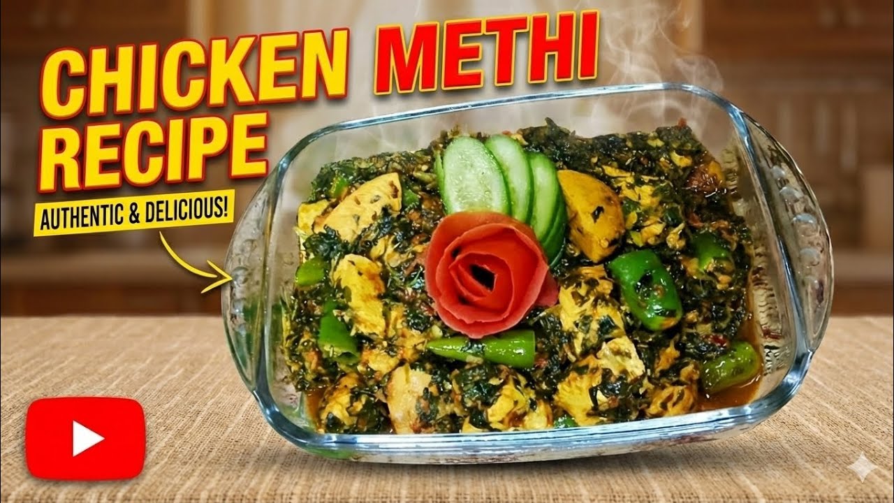 Super Tasty Chicken Methi Receipe | Soft Chicken & Perfect Masala 🤤 Must Try 