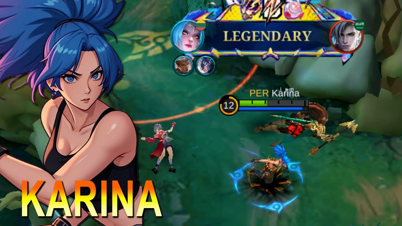 LEGENDARY Karina Full Damage Build for DOMINATING #38 | Mobile Legends