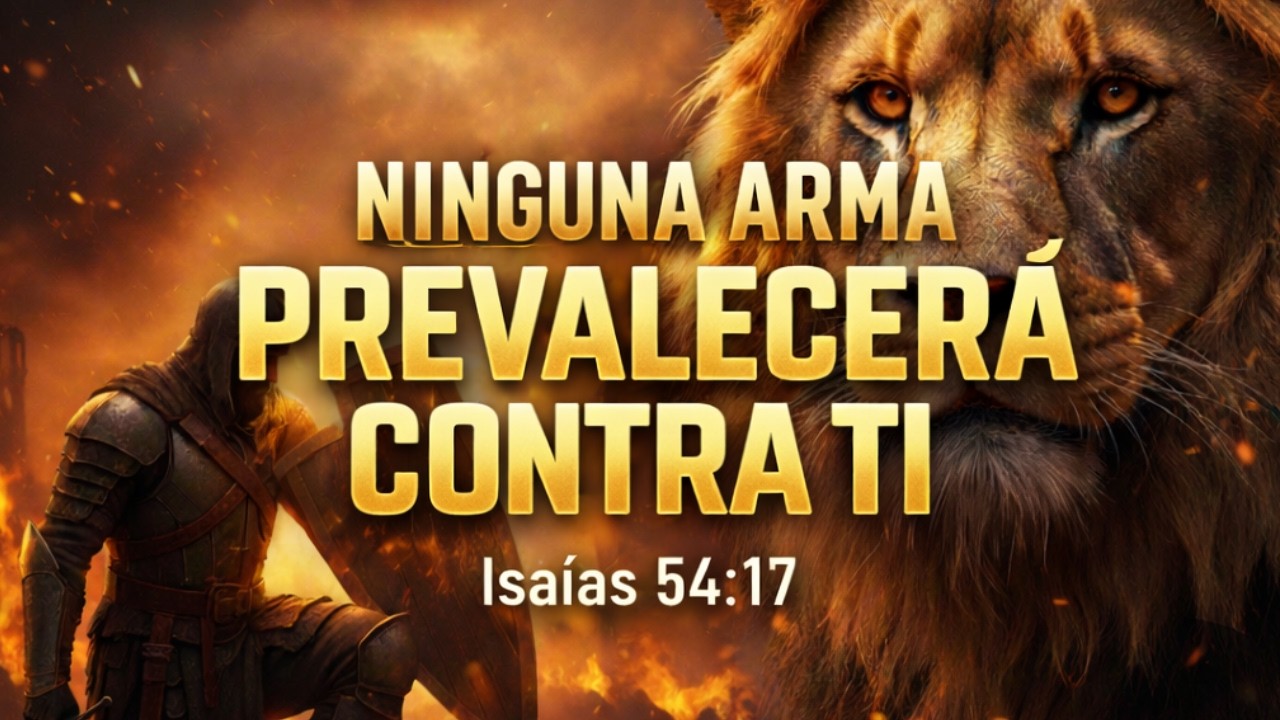 ¡NINGUNA ARMA PROSPERARÁ! 🔥 El León de Judá se levanta por ti hoy