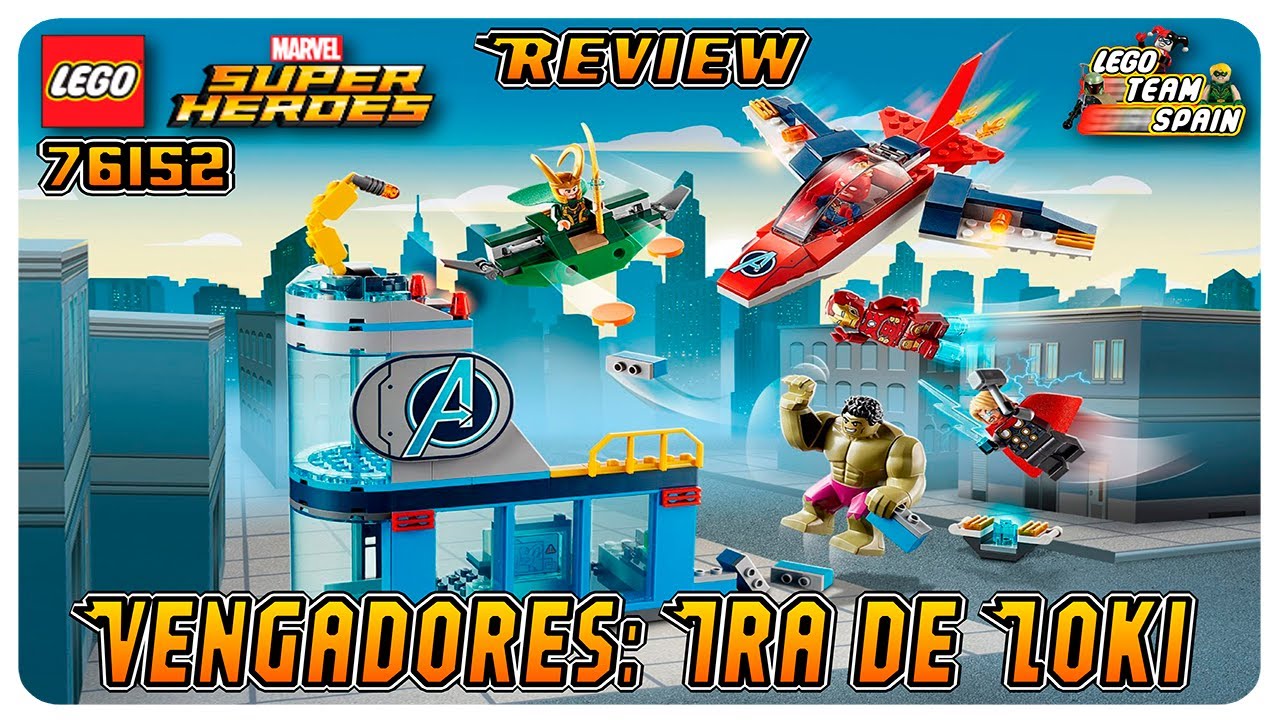 LEGO MARVEL SUPER HEROES. | VENGADORES: IRA DE LOKI. (76152) [REVIEW]