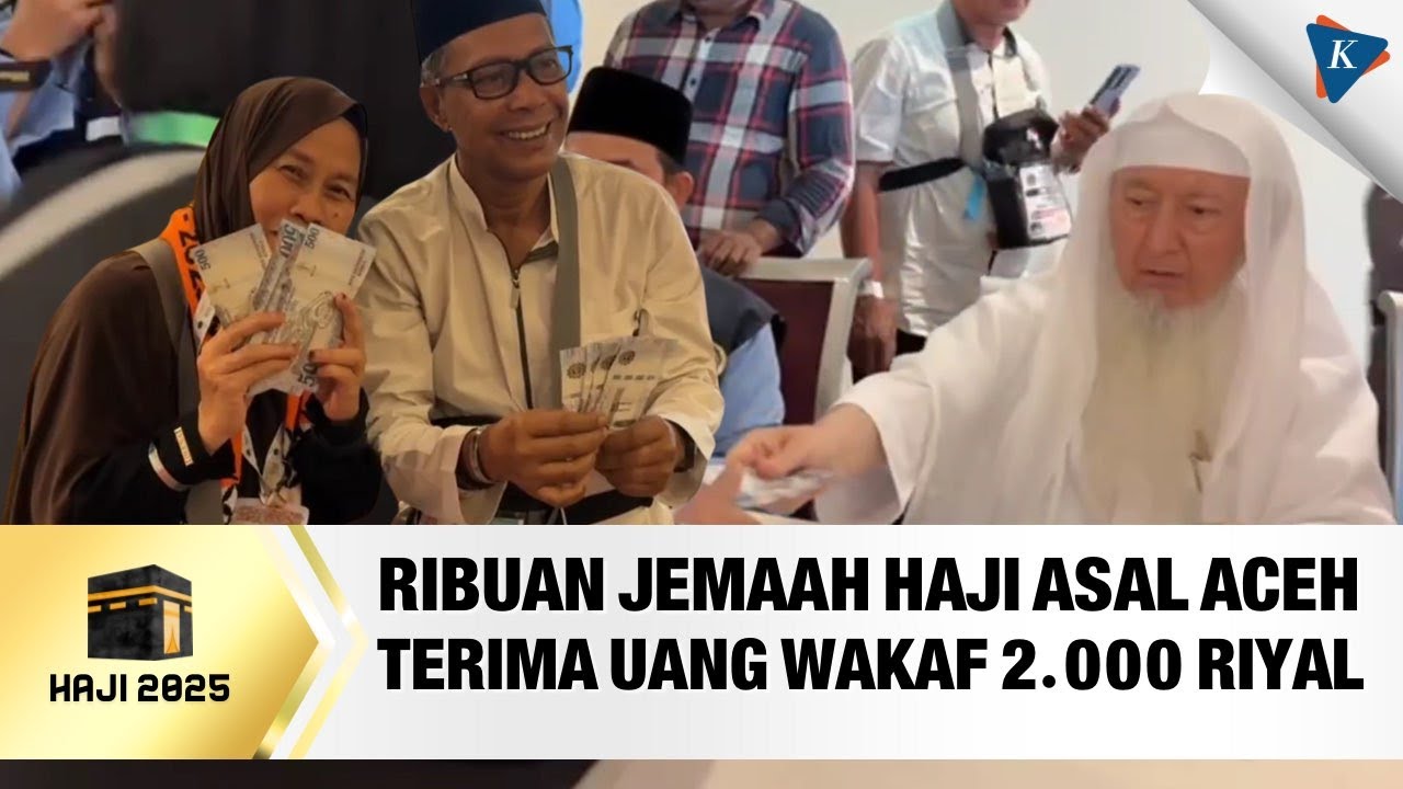 Jemaah Asal Aceh Terima Uang Saku 2.000 Riyal dari Wakaf Baitul Asyi