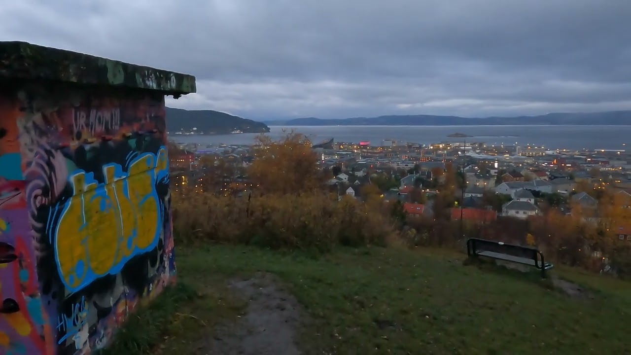 Top View of Trondheim (Kuhaugen Viewpoint)