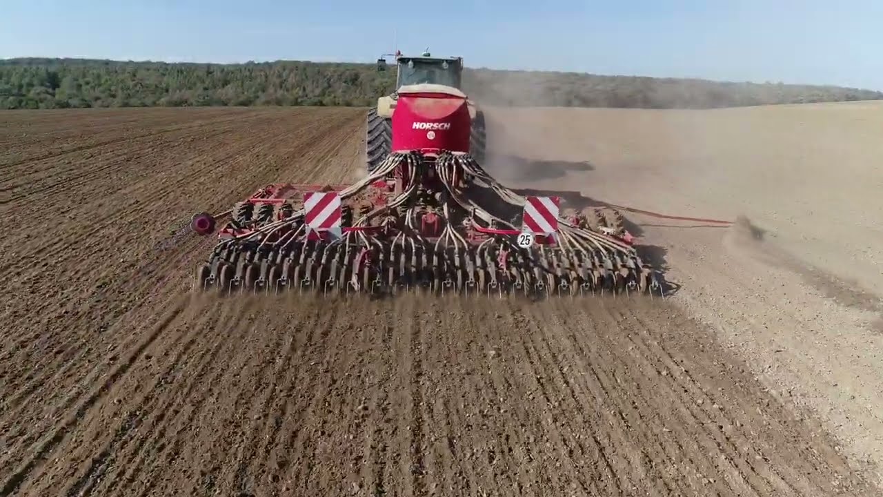 2024 búza vetés／talajelőkészítés-8360r+Horsch Terrano 5fm ⎮7250r+Busa FKM7,9⎮8330 +Horsch Pronto 6dc