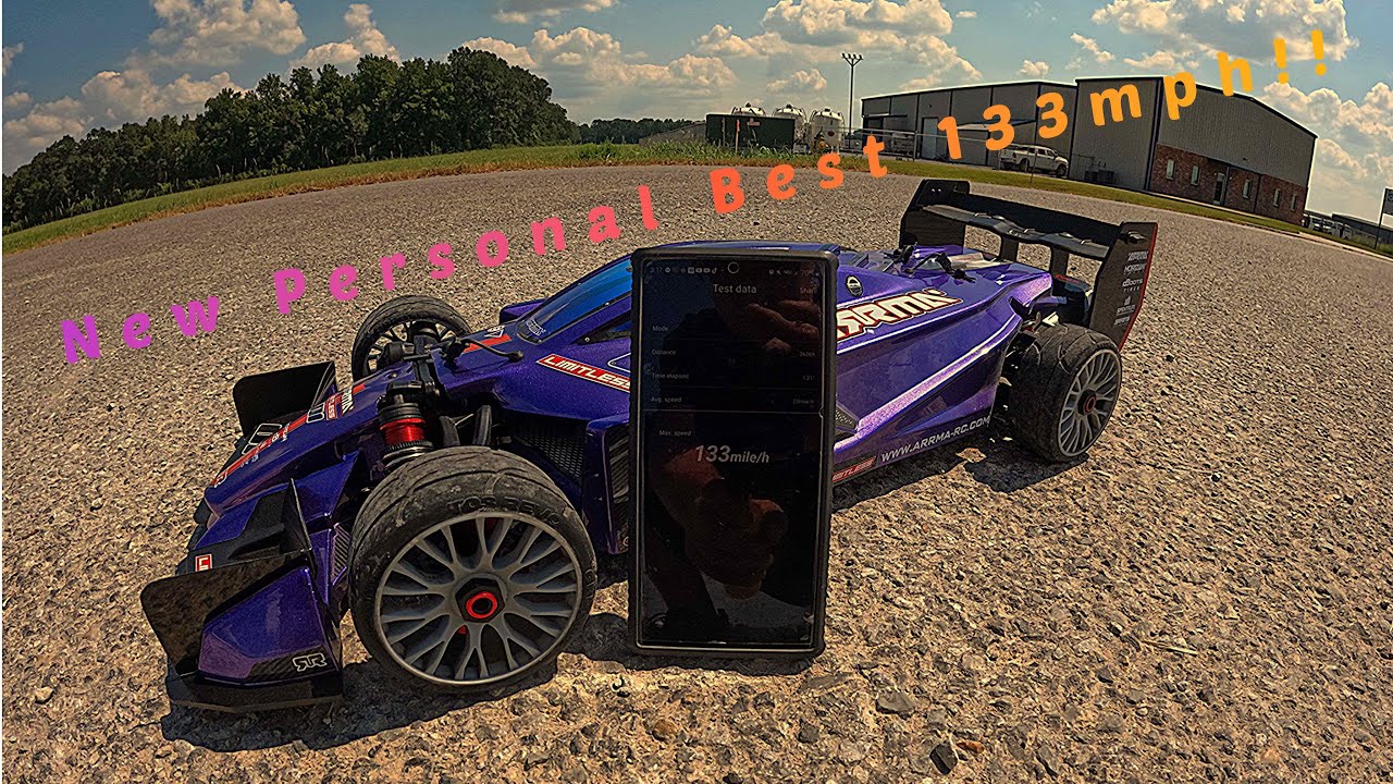 ARRMA Limitless Hits 133 MPH - Castle 1721 2400Kv 8s &mdash; New Personal Best!!!