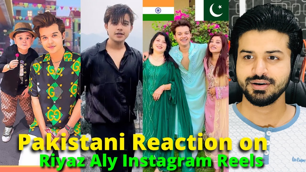 Pakistani Reaction on Indian RIYAZ ALY Latest REELS VIDEOS 2025 | Reaction Vlogger