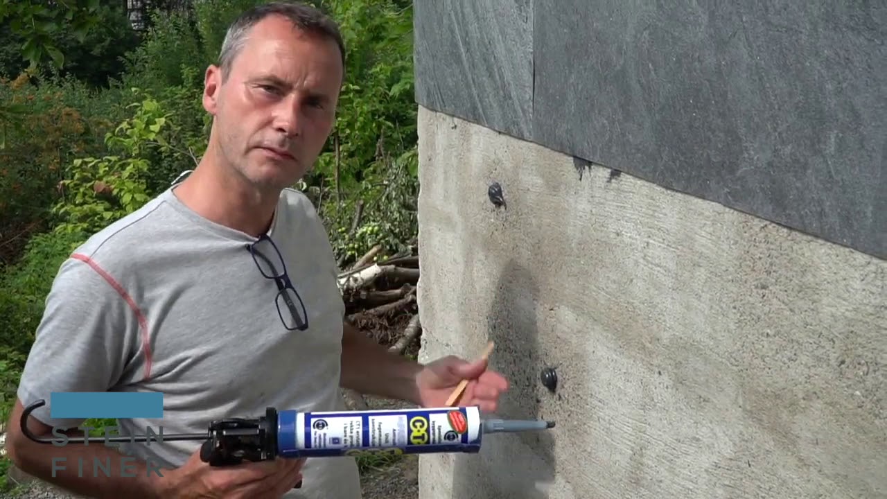 Steinfiner Installasjon på fasade