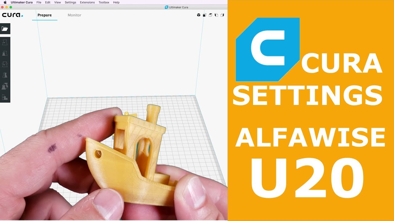 Alfawise U20 Cura Settings