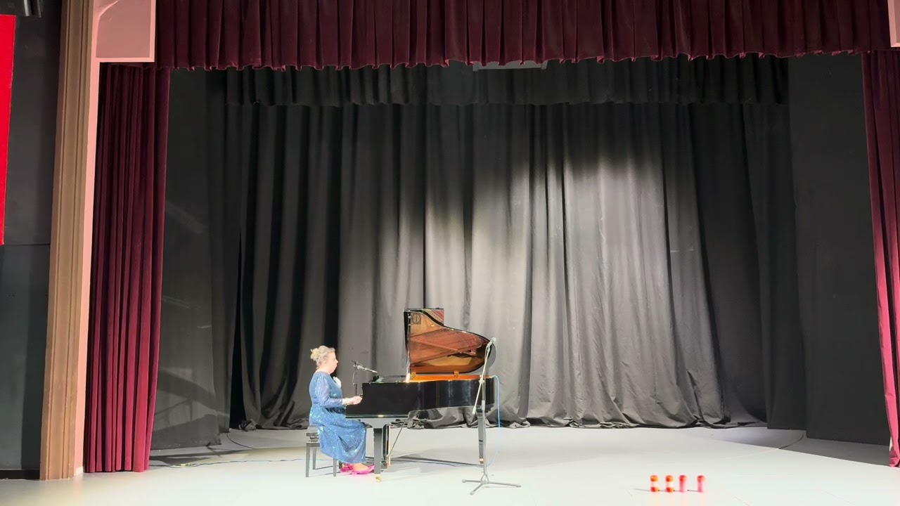 Alda Shalari interpreton muzike pianistike nga Blerina Shalari, Teatri i Korces, 25 janar 2025