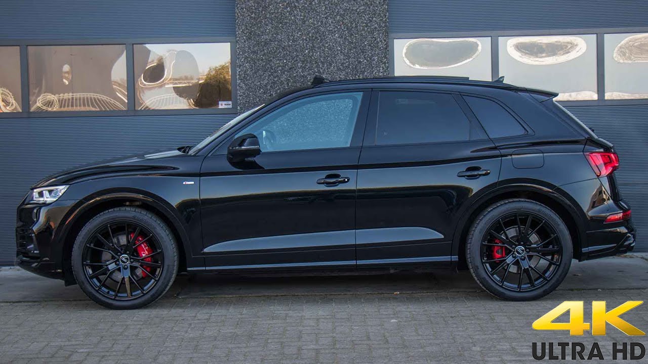 [4K] Audi Q5 55 TFSI e Plugin Hybrid S-Line Competition 367 HP LY9T Mythos Black WALKAROUND
