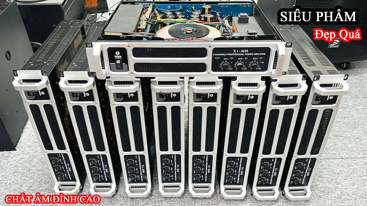 Cục Đẩy Yamaha 3 Kênh bãi Xịn CN Nhật - Âm Thanh Sáng Sạch Đỉnh Cao