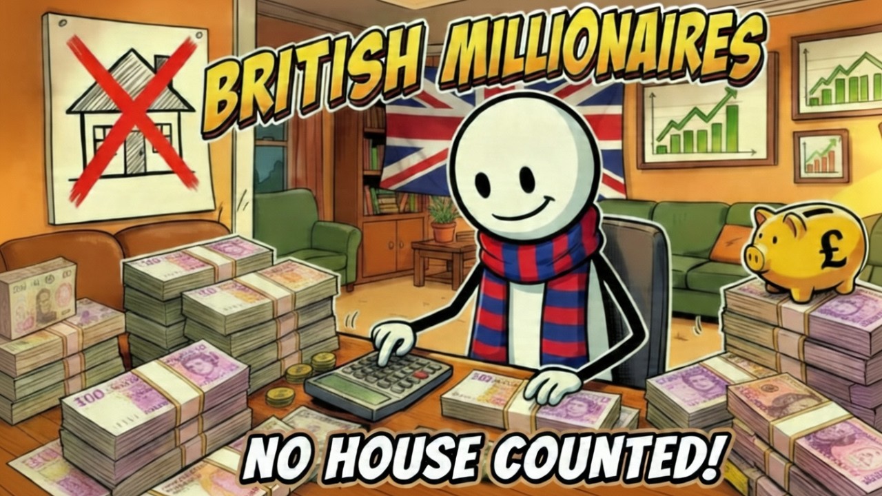How Many Brits Are Millionaires Without Counting Their Home?