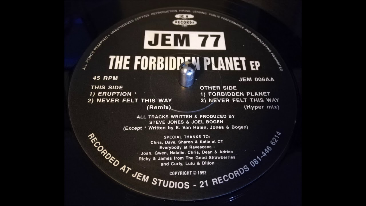Jem 77 - Never Felt This Way (Remix)