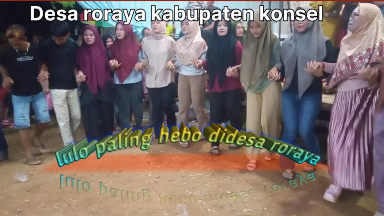 lulo paling heboh didesa roraya acara nikah kecataman tinanggea