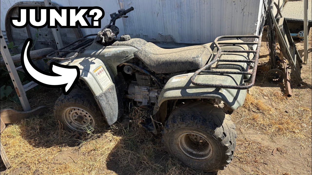 БЕСПЛАТНЫЙ заброшенный квадроцикл HONDA Recon. Заведется ли он?