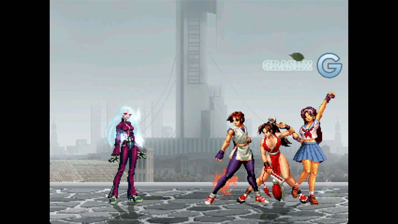 KOF MUGEN: Kula VS Mai Shiranui-Phoenix、Athena-DGF、Yuri
