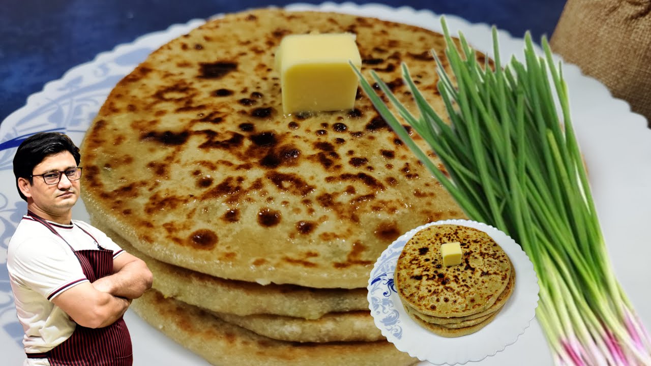 सर्दियों में Super Soft Stuffing वाला यह खास पराठा जरूर बनना चाहिए | Hare Payaz Ka Paratha Recipe