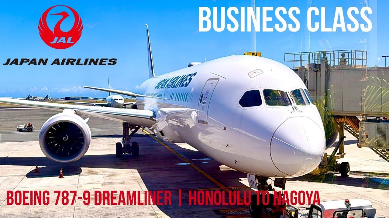 Japan Airlines Business Class Boeing 787-9 Dreamliner | Honolulu to Nagoya