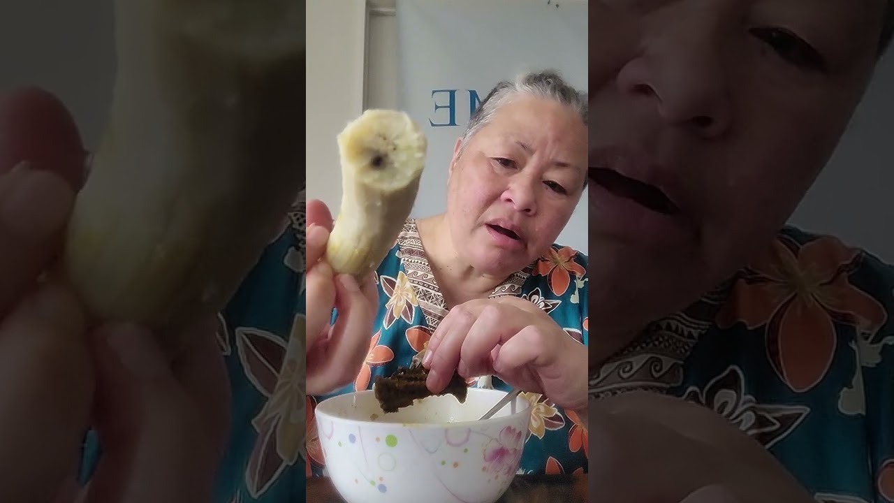 Eating chicken curry 