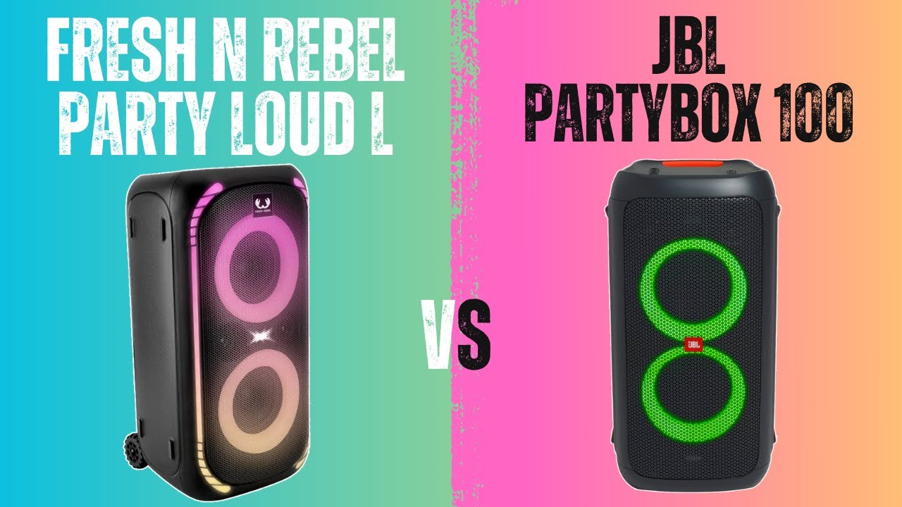 JBL Partybox 100 vs Fresh n Rebel Party Loud L, który lepszy? | Blind Test