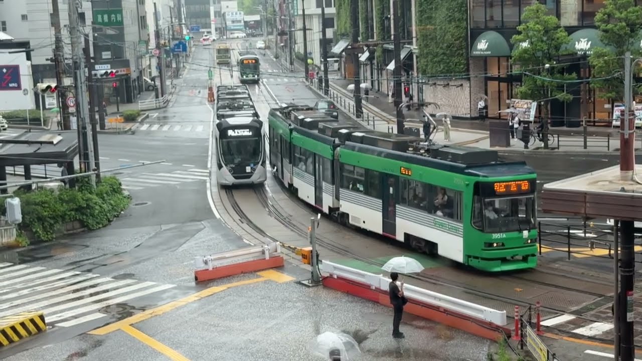 広島電鉄路面電車　2025.06.19 広島駅