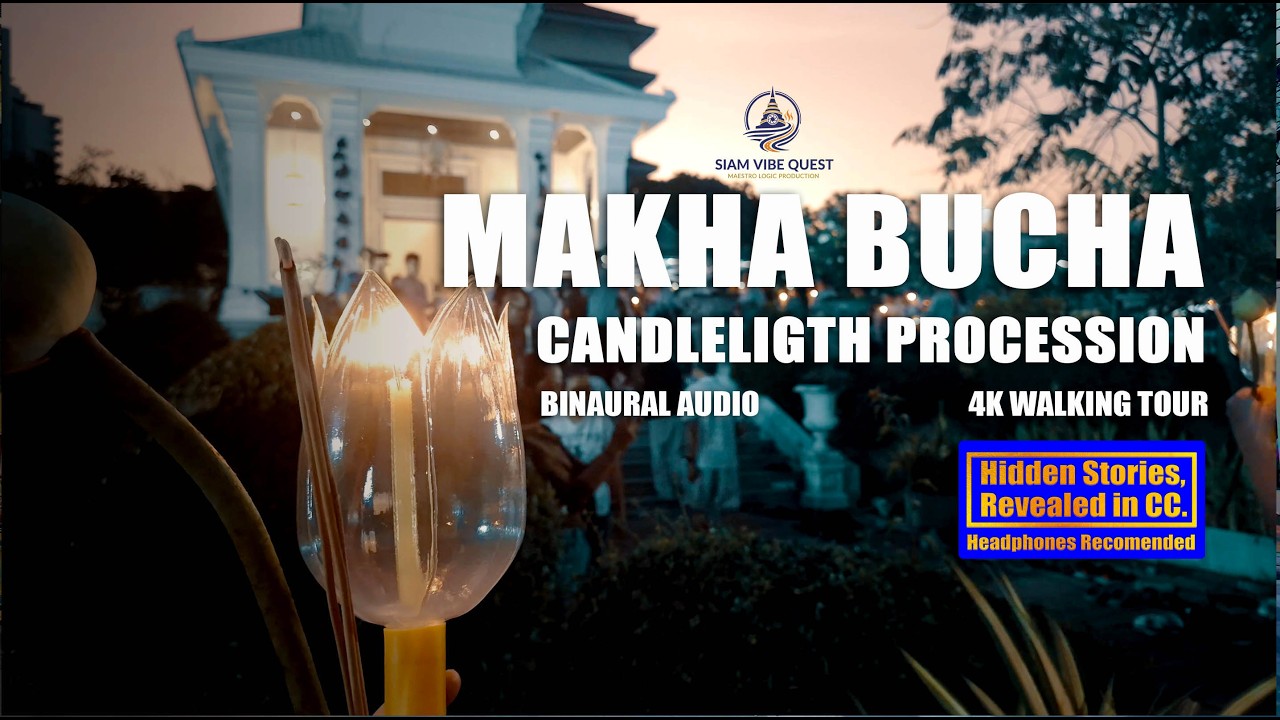 MAKHA BUCHA DAY | 4K WALKING TOUR / Binaural Audio