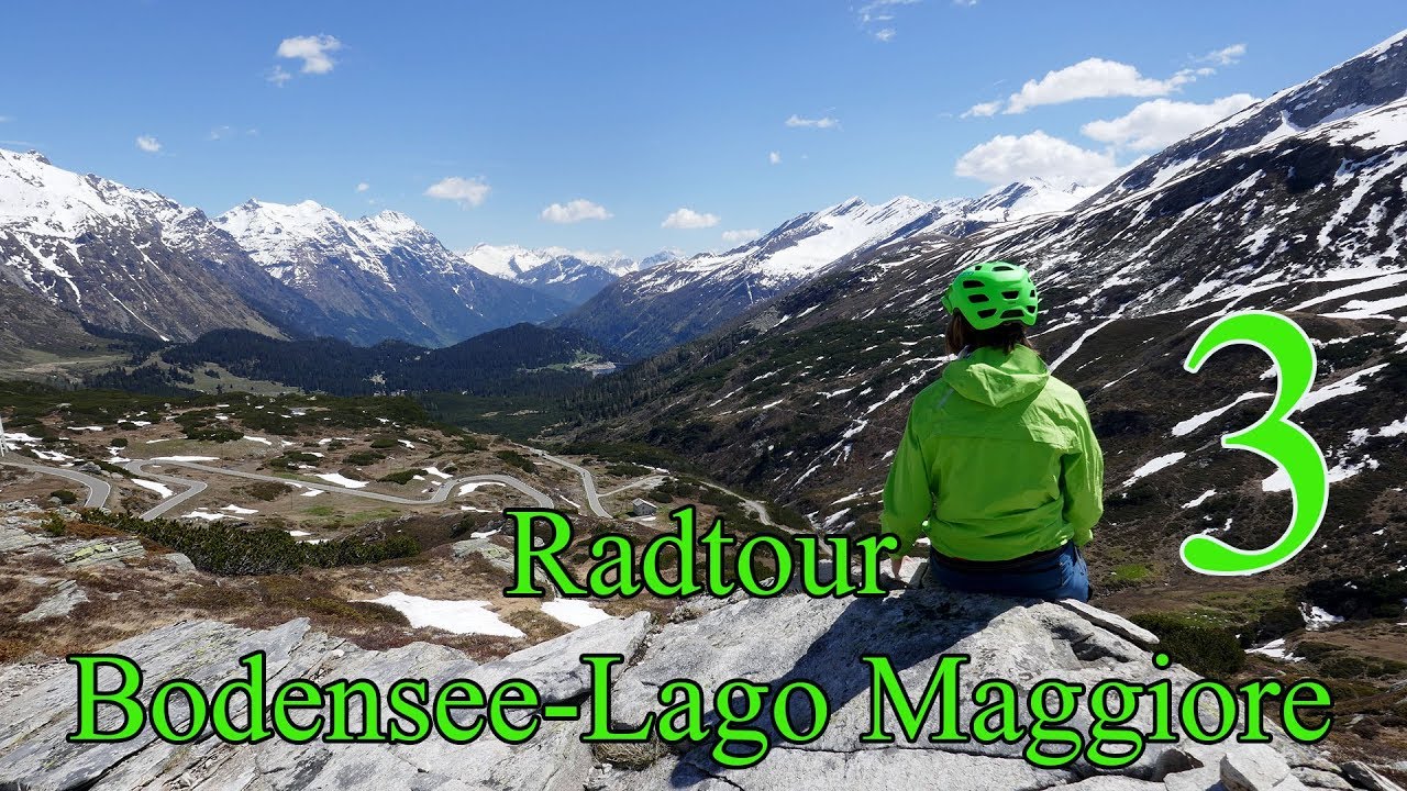 Bodensee Lago Maggiore San Bernardino Pass.