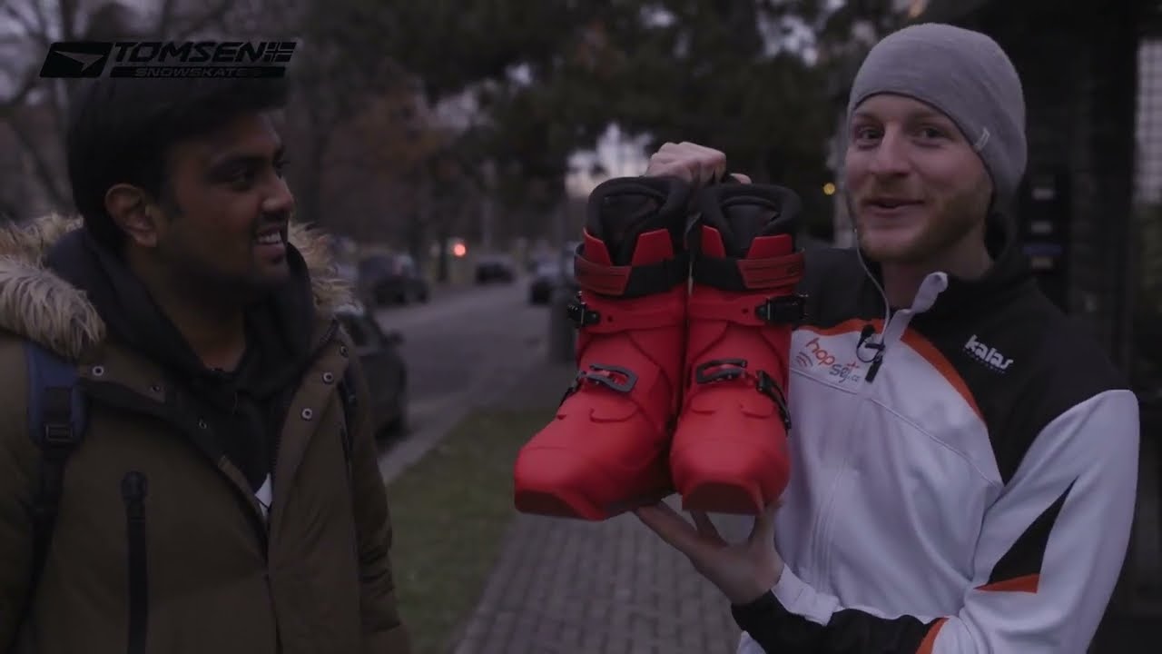 Ind na sněžných bruslích Tomsen | První lyžování v životě