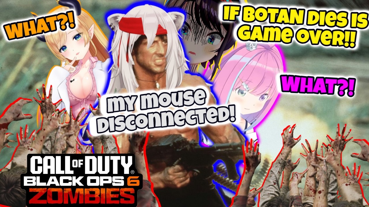 [SubaChocoLunaTan] Can Rambotan Carry The Team Out of Zombie Hell? CoD: Zombies