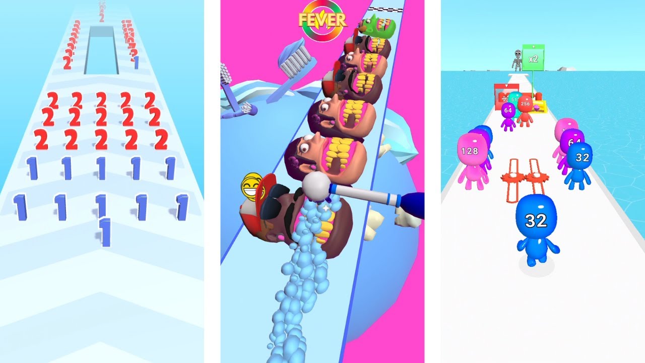 Satisfying Mobile Games ALL LEVELS  RUNNER GAMES #mobilegameplay #games