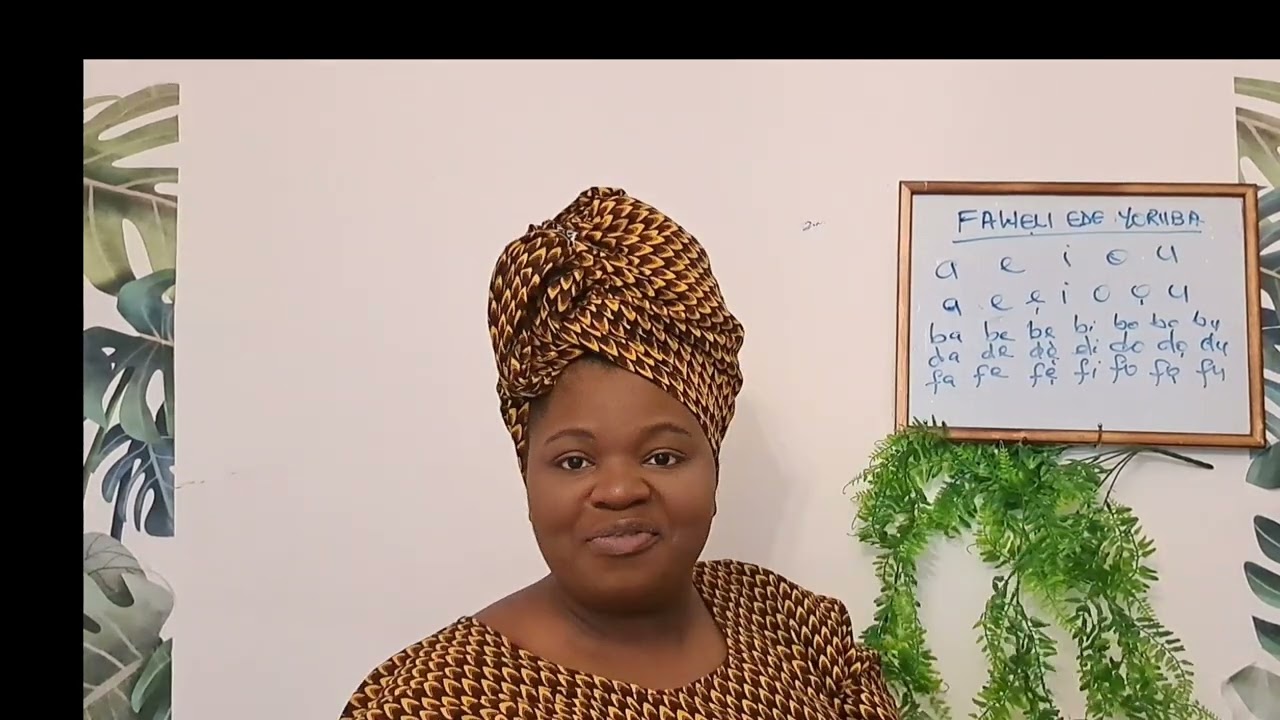Faweli èdè Yorùbá..... the vowel sounds.