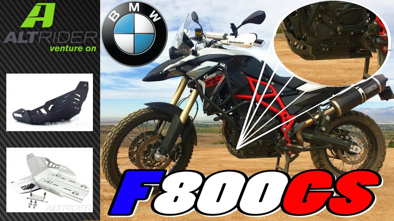 BMW F800GS Altrider skidplate review and install