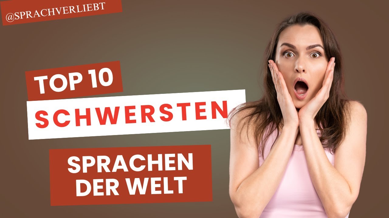 Die 10 SCHWIERIGSTEN Sprachen der Welt!