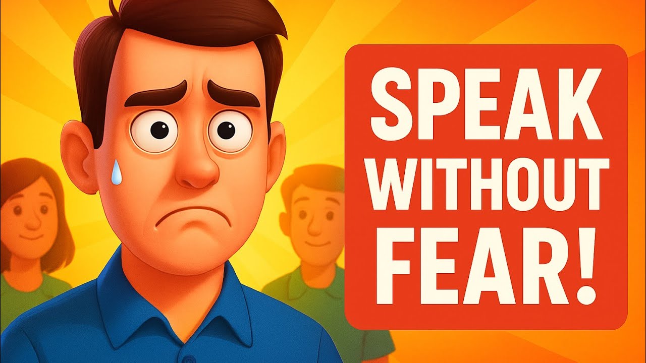How to overcome fear and speech impediments in speaking English.